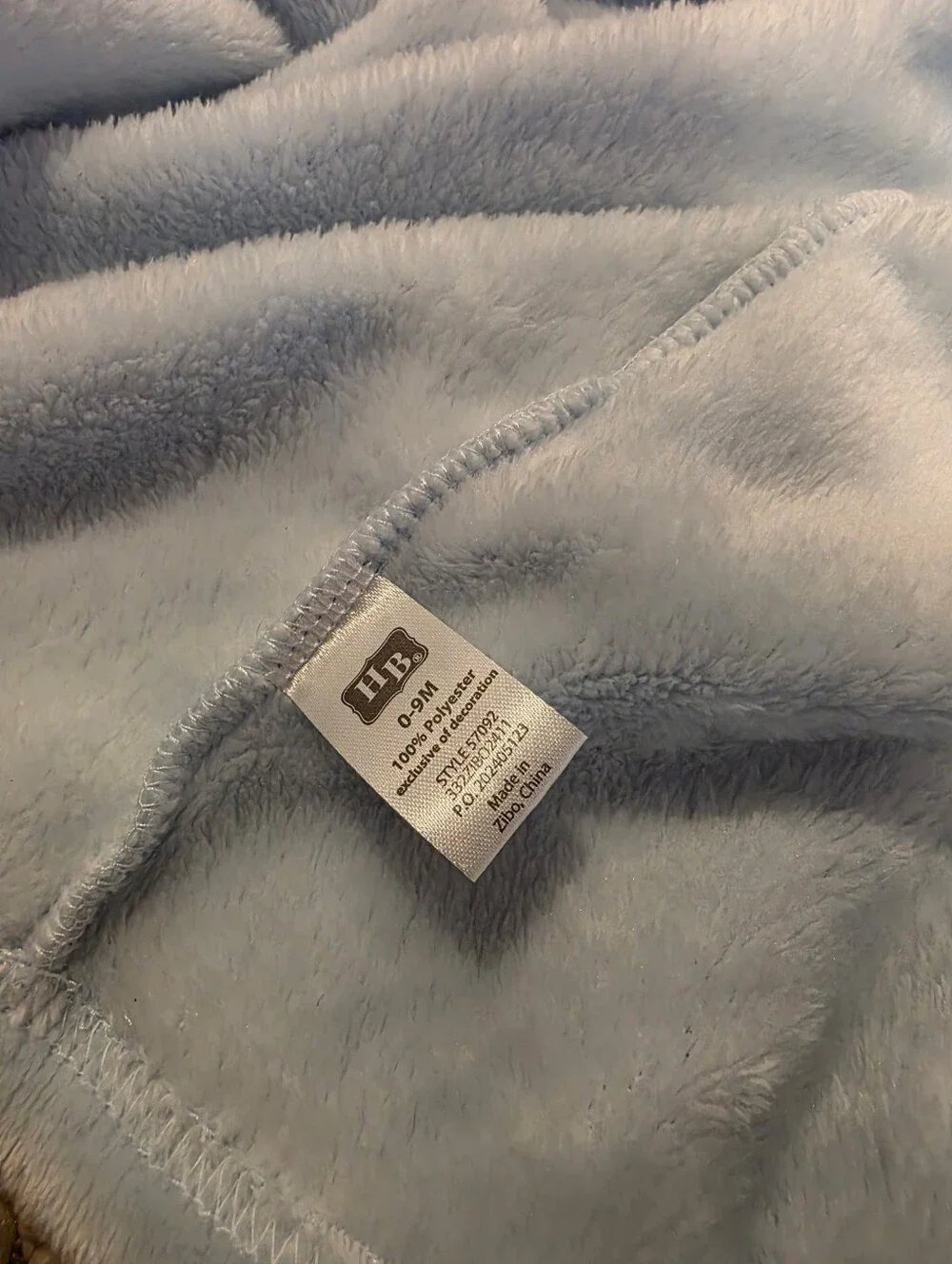 Hudson Baby HB Animal Face Bath Robe Blue Elephant Embroidered Towel